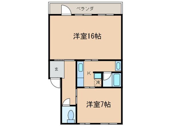 新川ビルの物件間取画像